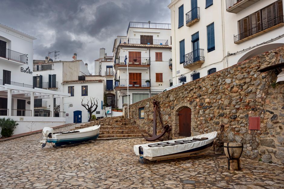 Cala de Calella de Palafrugell en verano